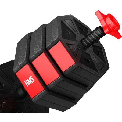 5. Verbundhantel HMS SGC20 20kg + Langhantel