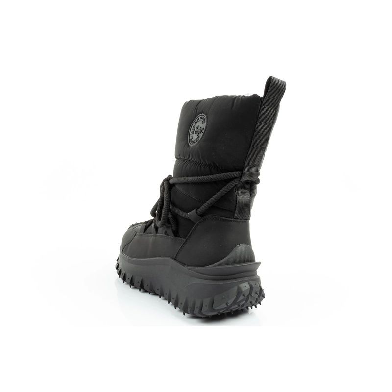 5. Lee Cooper Damen Winter-Wandersportschuhe, isoliert, schwarz, Naturleder