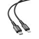 2. Acefast C1-01 Lightning – USB-C MFi PD-Kabel 30 W 3 A 480 Mbit/s 1,2 m – Schwarz