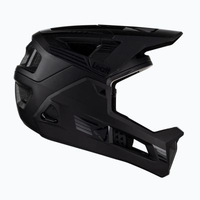 3. LEATT MTB Enduro 4.0 V23 abnehmbarer Fahrradhelm, Größe L, schwarz
