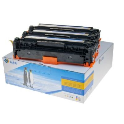 2. G&G Toner 3er Farbset für HP 125A /128A /131A C/M/Y