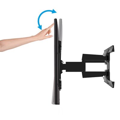 4. B-Tech BT8227/B Doppelarm-Wandhalterung für Flachbildschirme mit Neige- und Schwenkfunktion