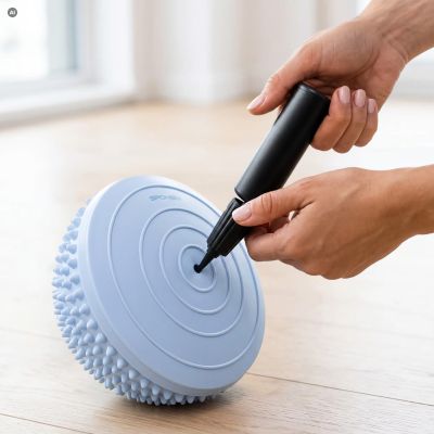 12. Sensorik-Halbkugeln für Gleichgewichtstraining, 2 Stück, Spokey SPIKE