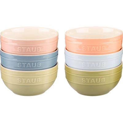 6er-Set STAUB Servierschüsseln 14 cm, mehrfarbig (1029319)