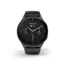 Hama 8900 GPS AMOLED Smartwatch 1,43 Zoll mit Silikonarmband - Schwarz