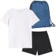 Jungen-Set 4F M072 T-Shirt, Shorts, Tasche 4FJWSS26TAPSM072 90S