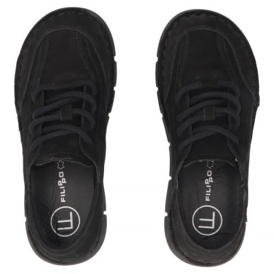 5. Damen-Lederschuhe in Weite H, schwarz, Filippo DP8180/26