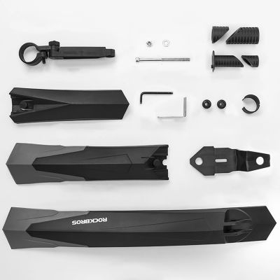 12. Rockbros DNB-890 Fahrradschutzblech-Set – Schwarz