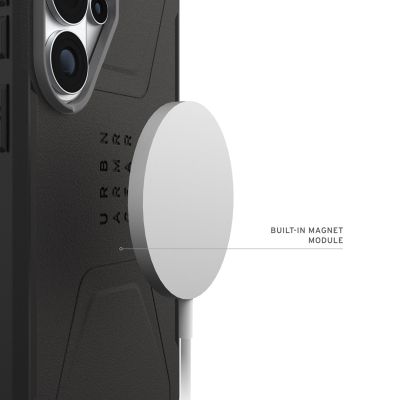 3. Urban Armor Gear Handyhülle für den zivilen Gebrauch, 17,5 cm (6,9 Zoll), Schwarz