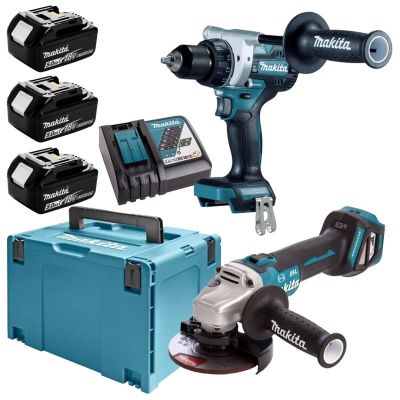 MAKITA KOMBI-KIT 18V DLX2544TJ (DDF492, DGA513) 3x5,0 MP