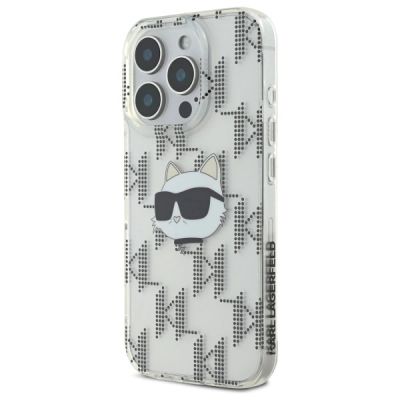 2. Karl Lagerfeld IML Choupette Head Galvanisierte Hülle für iPhone 16 Pro Max – transparent