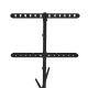 18. MACLEAN TV-Bodenhalterung / -Ständer, 37–80 Zoll, max. VESA 600 x 400, max. 60 kg, MC-182 B