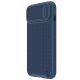 2. Nillkin Textured S Case für iPhone 14, gepanzerte Hülle mit Kameraabdeckung, blau