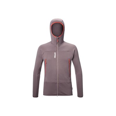 3. MILLET Fusion Grid Hoodie M Lila Pflaume