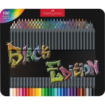 Faber-Castell 116490 Buntstifte, verschiedene Farben, 100 Stück.