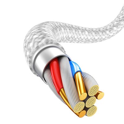 5. Baseus Dynamic Series 2,4A USB-A - Lightning Kabel 2 m - weiß