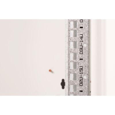 17. Digitus Unique 19" 16U Wand-Netzwerkschrank 600x450 mm, Glastür, grau, ungeteilt, montiert, 100 kg