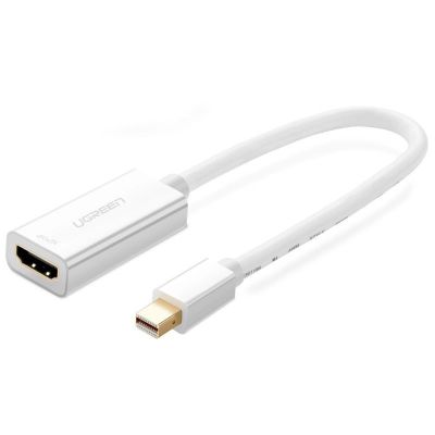 Ugreen MD112 10460 Mini DisplayPort (männlich) / HDMI (weiblich) FHD 1080p-Adapter – Weiß