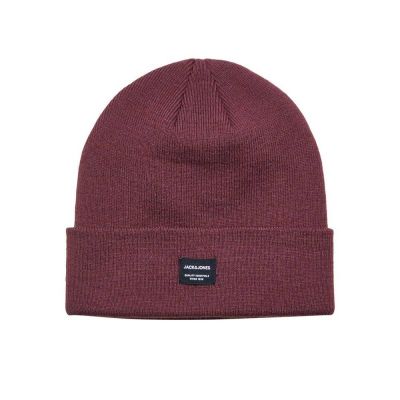 Jack & Jones Jacdna Beanie Noos M 12092815 Burgund