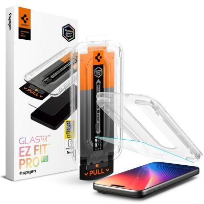 Spigen Glas.TR EZ Fit Pro Panzerglas für iPhone 16 Pro Max / 17 Pro Max - Transparent