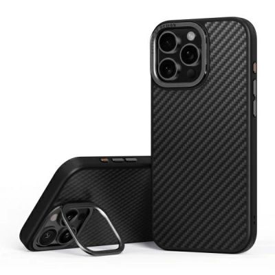 3. Uniq Keva Max Magclick Ladehülle für iPhone 16 Pro Max – Schwarz