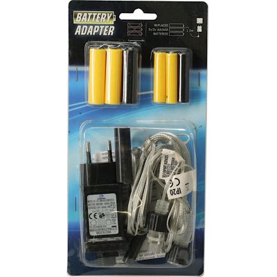 4. 4xAA- ODER 4xAAA-BATTERIE-ELIMINATOR