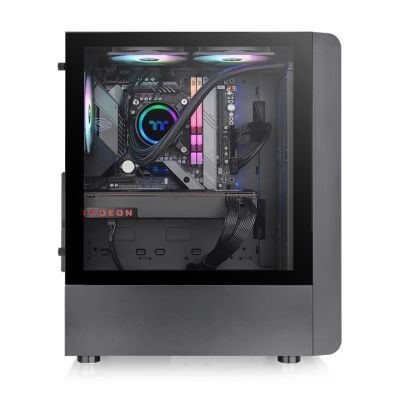 3. THERMALTAKE S200 GEHÄRTETES GLAS ARGBX3 SCHWARZ CA-1X2-00M1WN-00