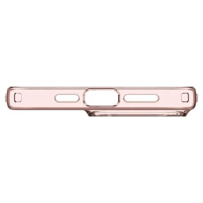 5. Spigen Crystal Flex Hülle für iPhone 15 Pro Max – rosa und transparent