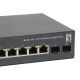 5. LevelOne GEP-1051 Switch - Intelligent - 8 x 10/100/1000 (PoE+) + 2 x Gigabit SFP - Desktop, Rackmontage - PoE+ (70W)