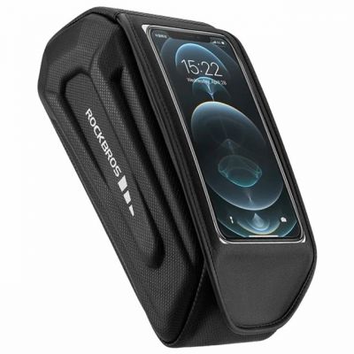 Fahrradtasche Rockbros 30120064001, wasserdicht, für den Rahmen, mit Handyhülle – schwarz