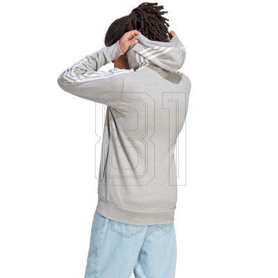 7. adidas Essentials French Terry 3-Streifen Full-Zip Hoodie M IC9833
