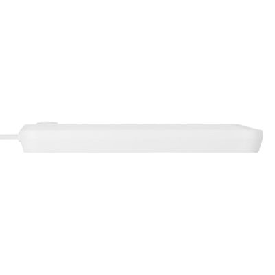 2. MACLEAN Steckdosenleiste mit 5 Steckdosen + 3 USB-Anschlüssen, 110–240 V Wechselstrom, 50/60 Hz, max. 2,1 A, 2500 W, 1,5 m, Weiß, MCE395W
