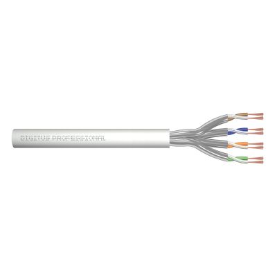 3. Digitus Cat.6A Litzenkabel, U/FTP, AWG 27/7, LSOH, 100 m, Grau, Karton