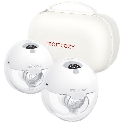 MOMCOZY M5 Tragbare kabellose Doppelmilchpumpe