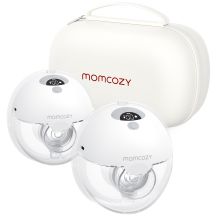 MOMCOZY M5 Tragbare kabellose Doppelmilchpumpe