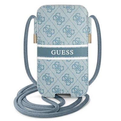 Guess Handtasche GUPHL4GDBL 6.7" Blau/Blau Hardcase 4G Stripe