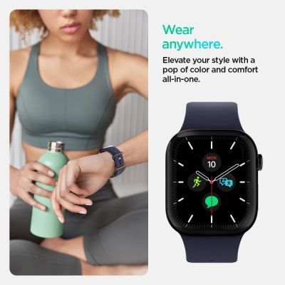 12. Spigen Nano Pop Strap für Apple Watch 40/41/42 mm - Marineblau/Orange