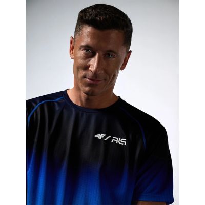 Schnelltrocknendes Herren-Trainingsshirt 4F x Robert Lewandowski RL9SSS26TFTSM2467-31A