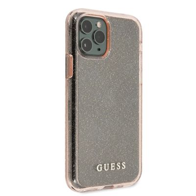 5. Guess GUHCN58PCGLPI iPhone 11 Pro rosa/rosa Hartschalenetui Glitter
