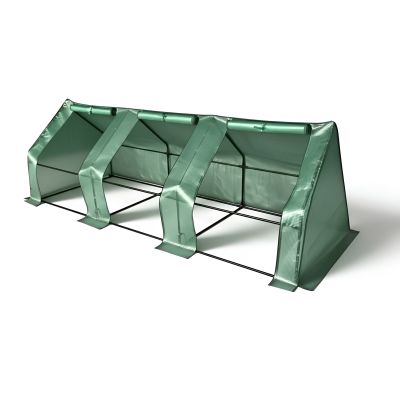 AWTOOLS Folientunnel Mini-Gewächshaus 295x95x95cm