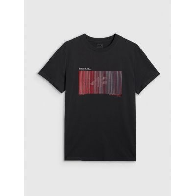 7. Herren-T-Shirt mit Aufdruck, regulär, Größe 4F 4FRAW25TTSHM3224-20S