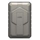 Powerbank UAG Rugged 10K – 10000 mAh mit Standfuß, kabelloses Laden mit 10 W, MagSafe-kompatibel, Kabel im Lieferumfang (black/titanium)