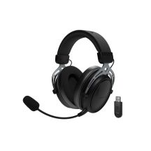 GENESIS Toron 706 Kabelgebundenes & kabelloses Gaming-Headset mit Bügel, USB Typ-C, Bluetooth, Schwarz