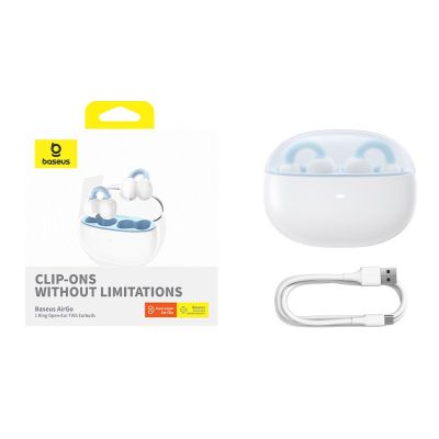 8. Baseus AirGo 1 Ring Open-Ear TWS-Kopfhörer (Weiß)