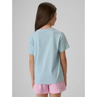 2. Mädchen-T-Shirt mit Aufdruck, regulär, Größe 4F 4FJRSS26TTSHF4418-33S