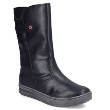 Rieker L2580-00 kurze gefütterte schwarze Damenstiefel
