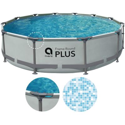 3. Ovaler Rahmenpool 305 x 76 cm, extrem robust, 12015V63