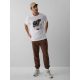 4. Herren-T-Shirt mit Aufdruck, regulär, Größe 4F 4FKAW26TTSHM4473-11S