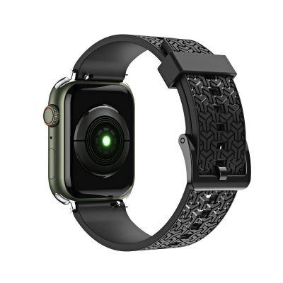 2. Watch Y Uhrenarmband für Apple Watch 42 / 44 / 45 mm - Schwarz