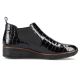 33. Rieker W R474 Schlangenleder Stiefeletten schwarz